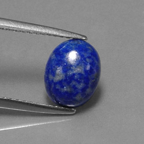 1,67 ctw natürlicher blauer Lapislazuli, Oval Schliff, Lichtundurchlässig