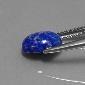 1,67 ctw natürlicher blauer Lapislazuli, Oval Schliff, Lichtundurchlässig