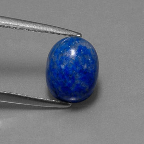 2,50 ctw natürlicher blauer Lapislazuli, Oval Schliff, Lichtundurchlässig