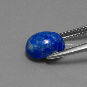 2,50 ctw natürlicher blauer Lapislazuli, Oval Schliff, Lichtundurchlässig