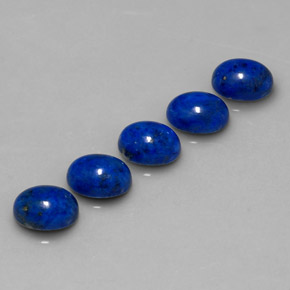  ct natürliche blauer Lapislazuli-Edelsteine, Oval Schliff, Lichtundurchlässig