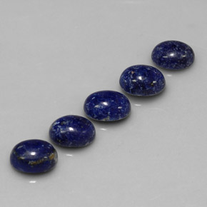  ct natürliche blauer Lapislazuli-Edelsteine, Oval Schliff, Lichtundurchlässig