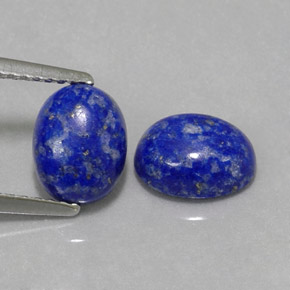  ct natürliche blauer Lapislazuli-Edelsteine, Oval Schliff, Lichtundurchlässig