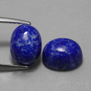 ct natürliche blauer Lapislazuli-Edelsteine, Oval Schliff, Lichtundurchlässig