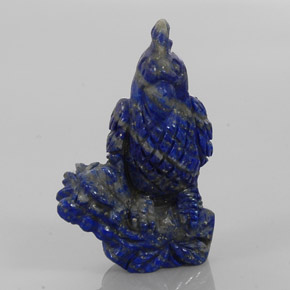 59,27 ctw natürlicher blauer Lapislazuli, Fantasieschliff, Lichtundurchlässig