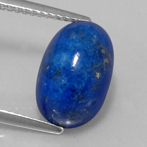 5,85 ctw natürlicher blauer Lapislazuli, Oval Schliff, Lichtundurchlässig
