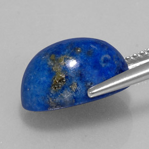 5,85 ctw natürlicher blauer Lapislazuli, Oval Schliff, Lichtundurchlässig