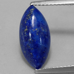 2,84 ctw natürlicher blauer Lapislazuli, Marquise, Lichtundurchlässig
