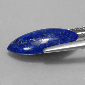 2,84 ctw natürlicher blauer Lapislazuli, Marquise, Lichtundurchlässig