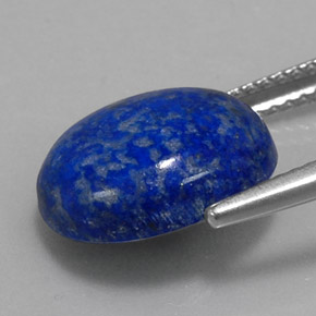 5,86 ctw natürlicher blauer Lapislazuli, Oval Schliff, Lichtundurchlässig