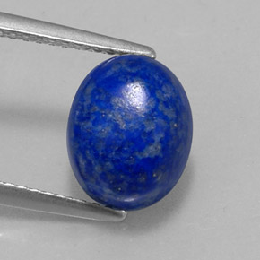 4,08 ctw natürlicher blauer Lapislazuli, Oval Schliff, Lichtundurchlässig