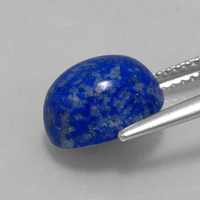 4,08 ctw natürlicher blauer Lapislazuli, Oval Schliff, Lichtundurchlässig