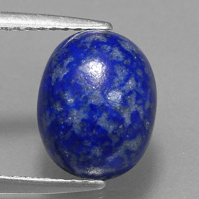 4,42 ctw natürlicher blauer Lapislazuli, Oval Schliff, Lichtundurchlässig