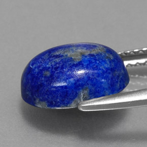 3,07 ctw natürlicher blauer Lapislazuli, Oval Schliff, Lichtundurchlässig