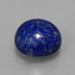5,82 ctw natürlicher blauer Lapislazuli, Rundschliff, Lichtundurchlässig