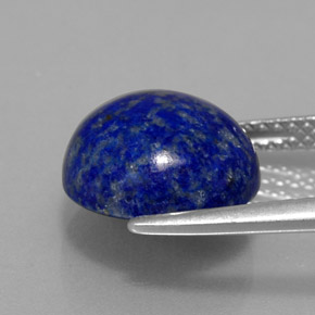 5,82 ctw natürlicher blauer Lapislazuli, Rundschliff, Lichtundurchlässig