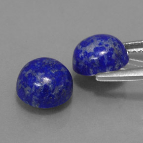  ct natürliche blauer Lapislazuli-Edelsteine, Rundschliff, Lichtundurchlässig