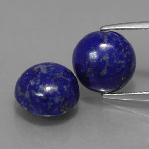  ct natürliche blauer Lapislazuli-Edelsteine, Rundschliff, Lichtundurchlässig