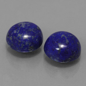  ct natürliche blauer Lapislazuli-Edelsteine, Rundschliff, Lichtundurchlässig