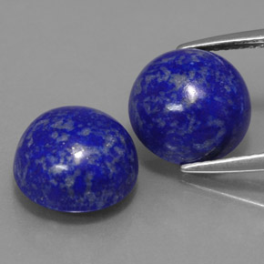  ct natürliche blauer Lapislazuli-Edelsteine, Rundschliff, Lichtundurchlässig