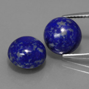  ct natürliche blauer Lapislazuli-Edelsteine, Rundschliff, Lichtundurchlässig