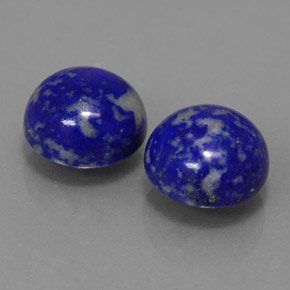  ct natürliche blauer Lapislazuli-Edelsteine, Rundschliff, Lichtundurchlässig