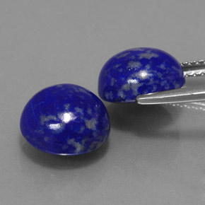  ct natürliche blauer Lapislazuli-Edelsteine, Rundschliff, Lichtundurchlässig