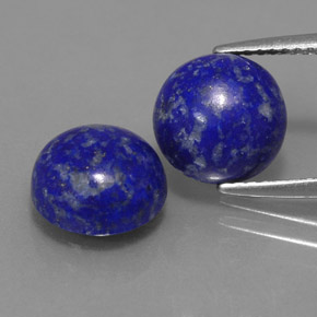  ct natürliche blauer Lapislazuli-Edelsteine, Rundschliff, Lichtundurchlässig