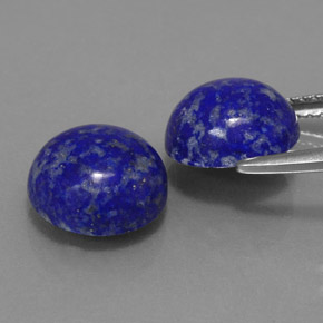  ct natürliche blauer Lapislazuli-Edelsteine, Rundschliff, Lichtundurchlässig