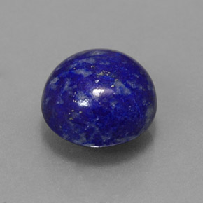 3,58 ctw natürlicher blauer Lapislazuli, Rundschliff, Lichtundurchlässig