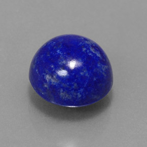 3,59 ctw natürlicher blauer Lapislazuli, Rundschliff, Lichtundurchlässig