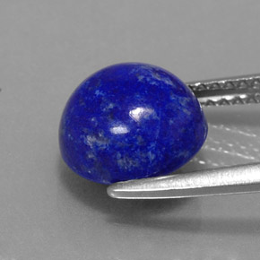 3,59 ctw natürlicher blauer Lapislazuli, Rundschliff, Lichtundurchlässig