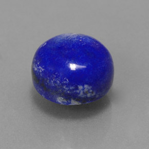 3,53 ctw natürlicher blauer Lapislazuli, Rundschliff, Lichtundurchlässig
