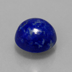 3,48 ctw natürlicher blauer Lapislazuli, Rundschliff, Lichtundurchlässig
