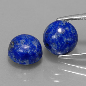 ct natürliche blauer Lapislazuli-Edelsteine, Rundschliff, Lichtundurchlässig