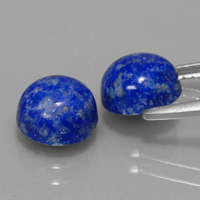  ct natürliche blauer Lapislazuli-Edelsteine, Rundschliff, Lichtundurchlässig