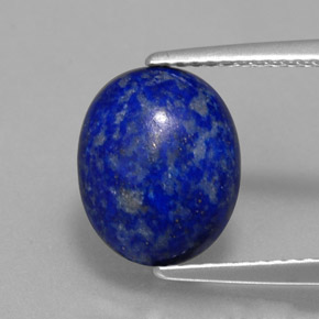3,12 ctw natürlicher blauer Lapislazuli, Oval Schliff, Lichtundurchlässig