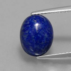 3,87 ctw natürlicher blauer Lapislazuli, Oval Schliff, Lichtundurchlässig