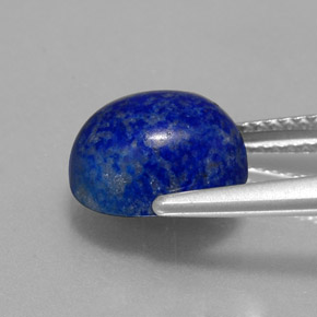 3,87 ctw natürlicher blauer Lapislazuli, Oval Schliff, Lichtundurchlässig