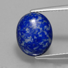 3,97 ctw natürlicher blauer Lapislazuli, Oval Schliff, Lichtundurchlässig