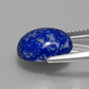 3,97 ctw natürlicher blauer Lapislazuli, Oval Schliff, Lichtundurchlässig
