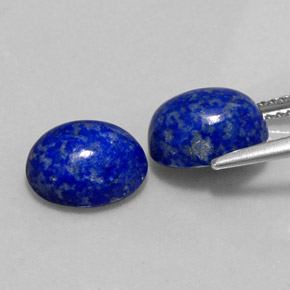  ct natürliche blauer Lapislazuli-Edelsteine, Oval Schliff, Lichtundurchlässig