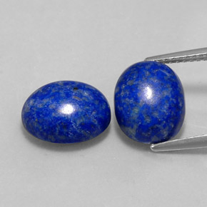  ct natürliche blauer Lapislazuli-Edelsteine, Oval Schliff, Lichtundurchlässig