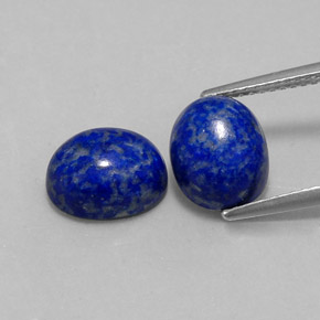  ct natürliche blauer Lapislazuli-Edelsteine, Oval Schliff, Lichtundurchlässig