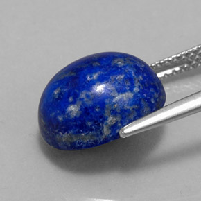 6,59 ctw natürlicher blauer Lapislazuli, Oval Schliff, Lichtundurchlässig