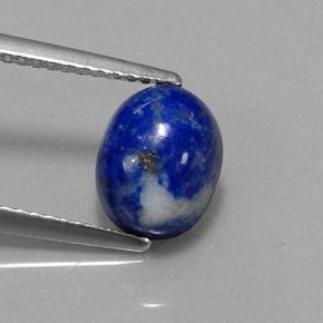 2,98 ctw natürlicher blauer Lapislazuli, Oval Schliff, Lichtundurchlässig
