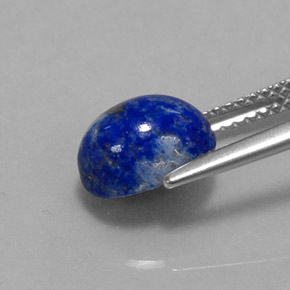 2,98 ctw natürlicher blauer Lapislazuli, Oval Schliff, Lichtundurchlässig