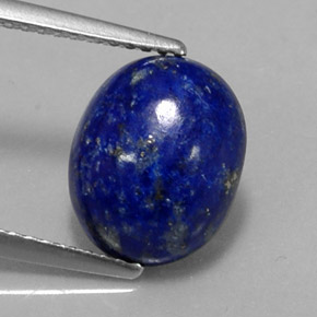 4,23 ctw natürlicher blauer Lapislazuli, Oval Schliff, Lichtundurchlässig