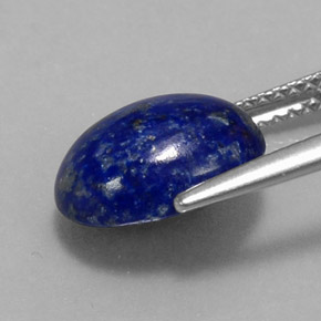 4,23 ctw natürlicher blauer Lapislazuli, Oval Schliff, Lichtundurchlässig