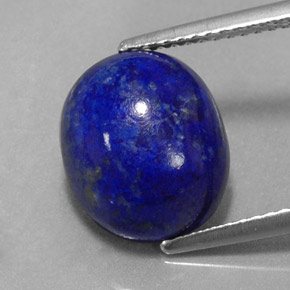 5,56 ctw natürlicher blauer Lapislazuli, Oval Schliff, Lichtundurchlässig